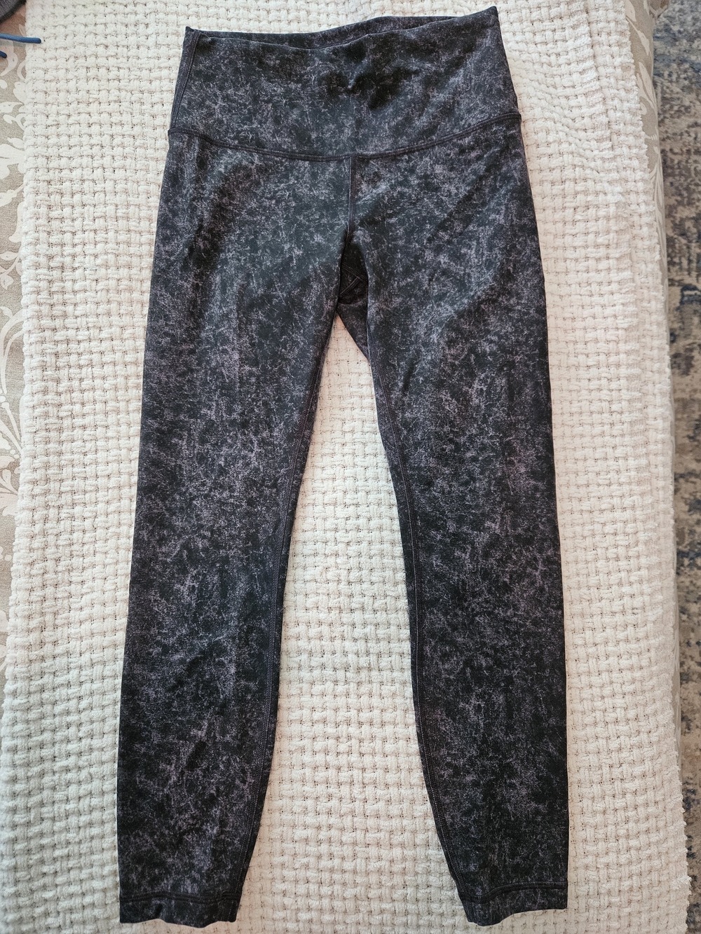 lululemon athletica Black Marble Print High-Rise Leggings
